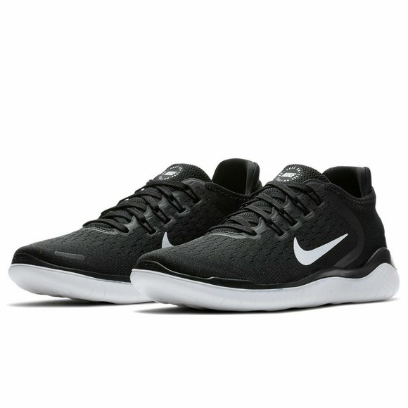 Nike Free RN 2018 Low Top Womens Running Shoes Black White 942837-001 NEW Multi - Picture 3 of 5